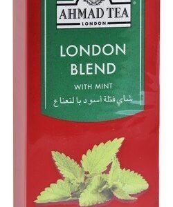 Ahmad Tea London Blend Black Tea Bags with Mint 25 per pack