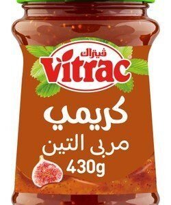 Vitrac Creamy Fig Jam - preservatives free  artificial flavors free  artificial colors free 430 gr