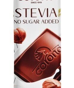 Corona Milk Chocolate Bar with Hazelnut & Stevia - no added sugar  trans fat free  palm oil free 1 pcs