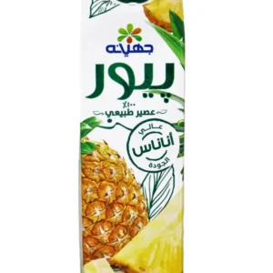 Juhayna Pure Long Life Pineapple Juice - no added sugar  preservatives free 1 L