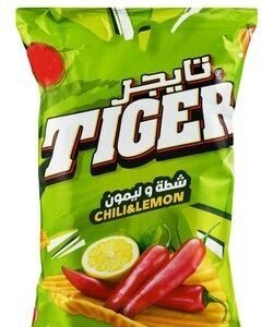 Tiger Chili & Lemon Potato Chips - preservatives free 61 gr