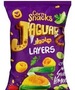 Jaguar Layers Sweet Lemon Corn Chips 70 gr