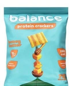 Balance Oven Baked Honey Butter 15g Protein Crackers 70 gr