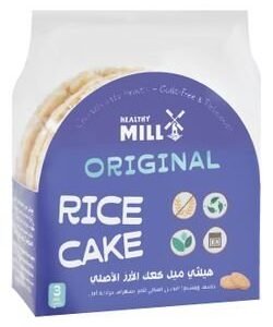 Healthy Mill Original Oven Baked Rice Cakes - vegan  gluten free 3 per pack