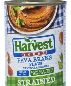 Harvest Foods Peeled & Strained Plain Fava Beans 400 gr