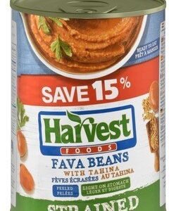 Harvest Foods Peeled & Strained Fava Beans with Tahina (15% Off) 400 gr