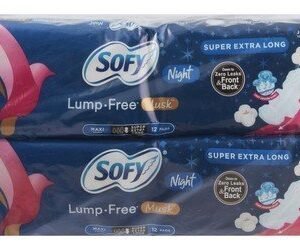 Sofy Maxi Thick Super Extra Long Sanitary Pads Musk Scent (Special Offer) 2 x 12 per pack
