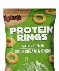 Haj Arafa Baked Sour Cream & Onion 5.5g Protein Rings 60 gr