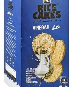Cleo Rice Cakes Vinegar Flavor (15 Pieces) - vegan  gluten free  lactose free 105 gr