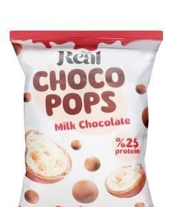 Real Choco Pops 25% Protein Milk Chocolate Balls - GMO free  alcohol free  pork fat free 30 gr