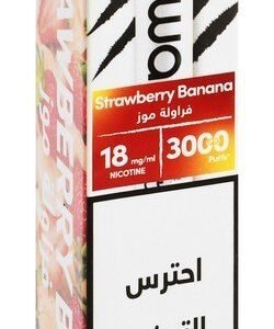 Waka Solo 2 3000 Puffs Disposable Vape Strawberry & Banana Flavor (18mg/ml) 1 pcs