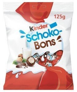 Kinder Schokobons Chocolates Bites Filled with Milk & Hazelnuts 125 gr