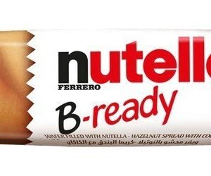 Nutella Ferrero B-Ready Wafers Filled with Hazelnut Spread 22 gr