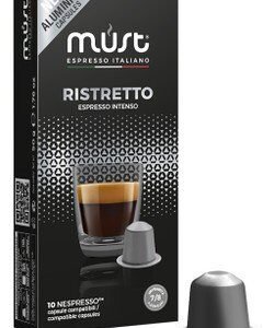 Must Espresso Ristretto Intenso Coffee Capsules - Intensity 7 10 coffee capsules
