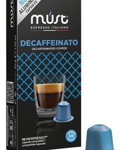 Must Espresso Decaffeinated Coffee Capsules - Intensity 3 10 coffee capsules