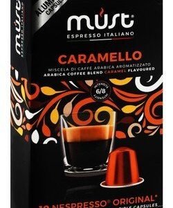 Must Caramello Espresso Coffee Capsules - Intensity 6 10 coffee capsules