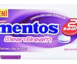 Mentos Clean Breath Hard Mints Forest Fruit Flavor (30 Pieces) 21 gr