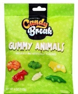 Candy Break Animals Gummy Candies Assorted Flavors 113 gr