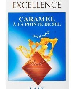 Lindt Excellence Milk Chocolate Slab with Caramel & Sea Salt 100 gr