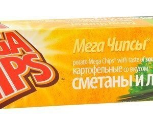 Mega Chips Sour Cream & Onion Potato Chips 50 gr