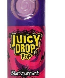 Juicy Drop Pop Candy Blackcurrant Flavor 26 gr