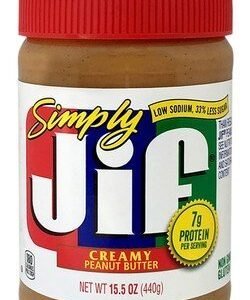 Simply Jif Creamy Peanut Butter - low sodium