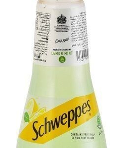 Schweppes Sparkling Carbonated Drink Lemon & Mint Flavor with Pulp 250 ml