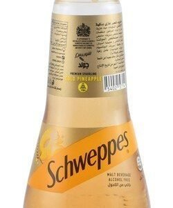 Schweppes Gold Non-Alcoholic Sparkling Malt Drink Pineapple Flavor 250 ml