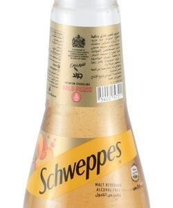 Schweppes Gold Non-Alcoholic Sparkling Malt Drink Peach Flavor 250 ml