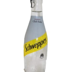 Schweppes Club Soda Glass Bottle 250 ml