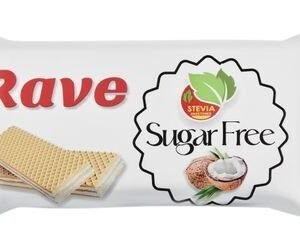 Rave Wafer Biscuits Coconut Flavor with Stevia - sugar free
