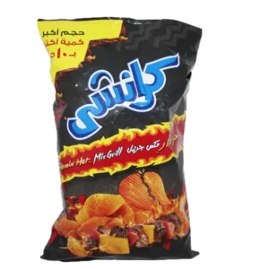 Crunchy Flamin Hot Mix Grill Potato Chips 59 gr
