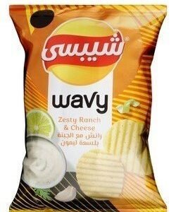 Chipsy Wavy Zesty Ranch & Cheese Potato Chips 47 gr