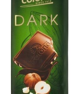Corona 55% Cocoa Dark Chocolate Bar with Hazelnuts - palm oil free  gluten free  preservatives free