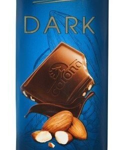 Corona 55% Cocoa Dark Chocolate Bar with Almonds - palm oil free  gluten free  preservatives free 1 pcs