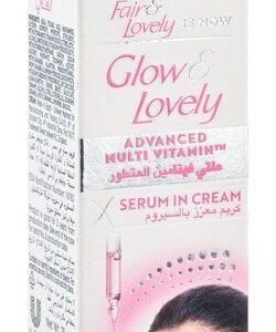 Glow & Lovely Advanced Multivitamin Face Serum In Cream - bleach free  harmful ingredients free 18 gr