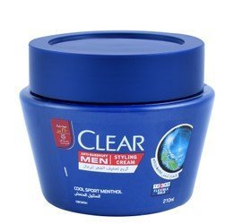 Clear Men Anti-Dandruff Cool Sport Menthol Hair Styling Cream Medium Hold