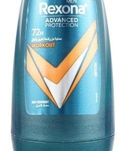 Rexona Advanced Protection 72H Antiperspirant Workout Roll-On Deodorant for Men - alcohol free 50 ml