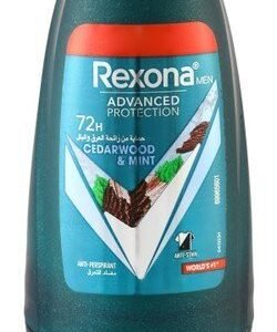Rexona Advanced Protection 72H Antiperspirant & Anti-Stain Roll-On Deodorant Cedarwood & Mint Scent for Men - alcohol free 50 ml