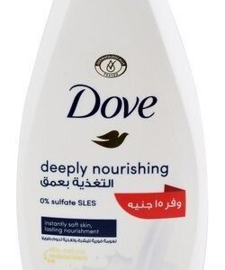 Dove Deeply Nourishing Body Wash (-15 EGP) - SLES free  sulfate free 500 ml
