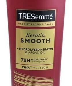 TRESemm Keratin Smooth Frizz Control Shampoo with Hydrolyzed Keratin & Argan Oil - animal testing free