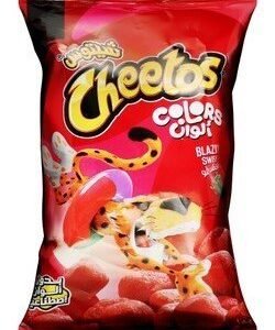 Cheetos Colors Blazin  Sweet Chili Corn Puffs - artificial colors free 23 gr