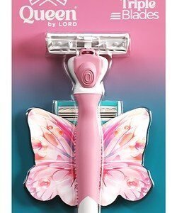 Queen Triple Blade Disposable Razors For Sensitive Skin