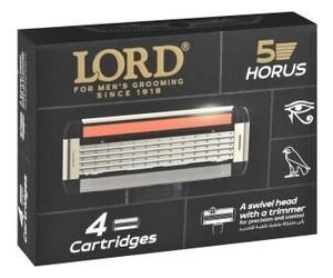 Lord Horus 5 Blade Razor Cartridges for Men