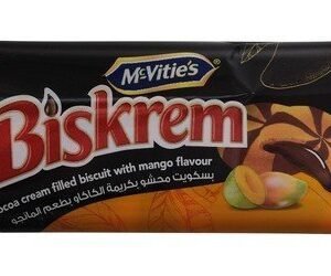 McVitie s Biskrem Biscuits Mango Flavor Filled with Cocoa Cream - alcohol free  pork fat free 3 per pack