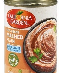 California Garden Low Fat Plain Mashed Fava Beans - gluten free  artificial flavors free 400 gr