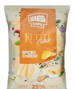Big Chips Kettle Cooked Spiced Cheese Potato Chips - gluten free 63 gr