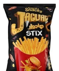 Jaguar Stix Cheese Burger Corn Snacks 75 gr