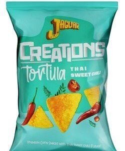 Jaguar Creations Thai Sweet Chili Corn Tortilla Chips 40 gr