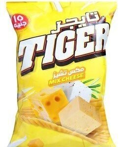 Tiger Mixed Cheese Potato Chips - preservatives free 95 gr